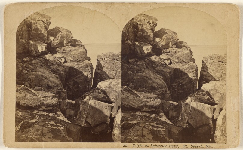 Cliffs at Schooner Head, Mt. Desert, Me.