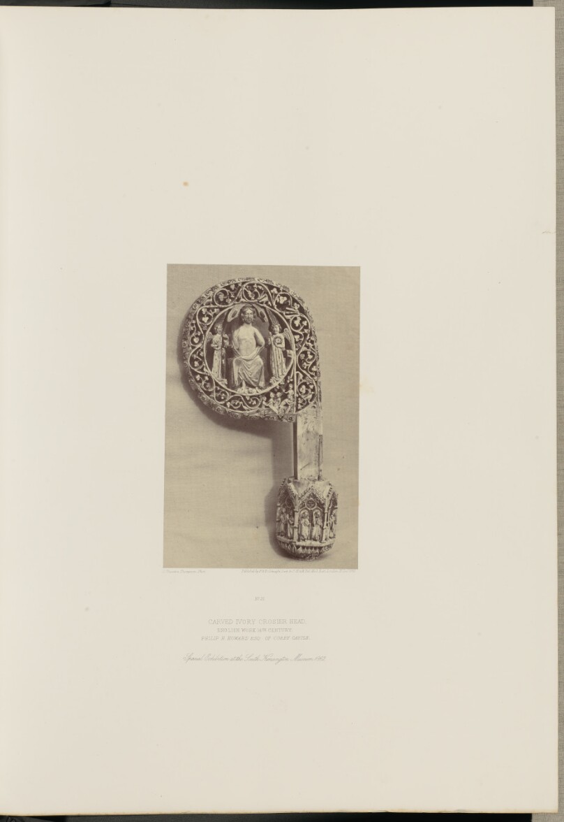 Carved Ivory Crosier Head