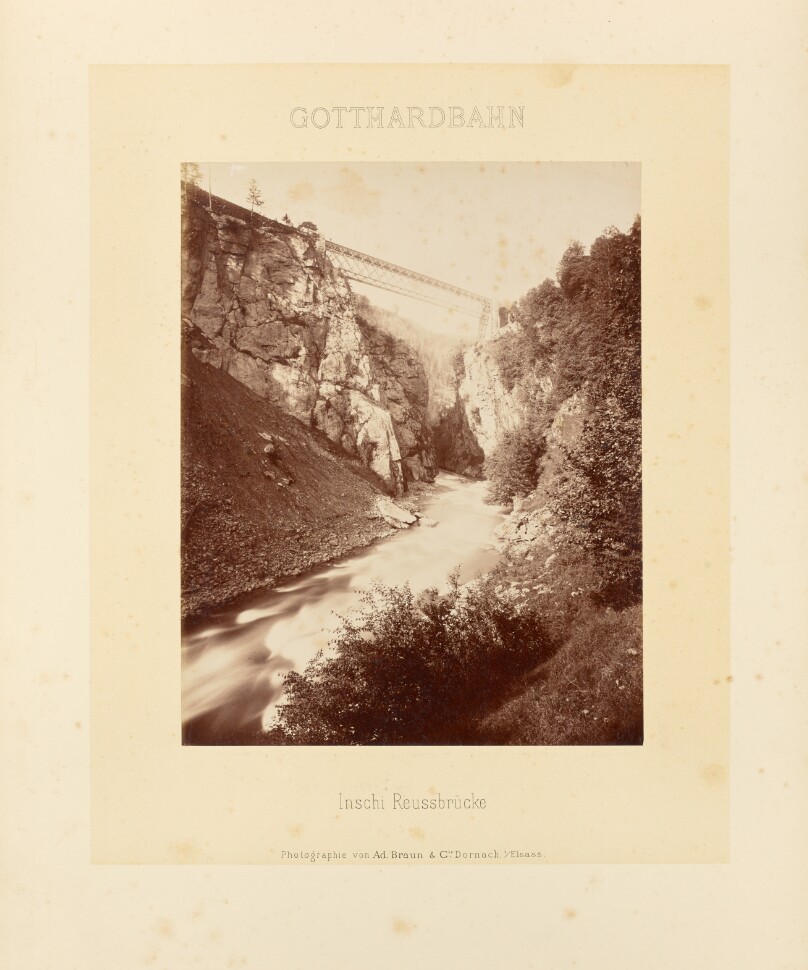 Gotthardbahn: Inschi Reussbrücke