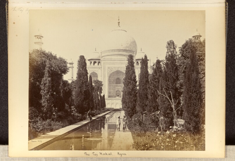Agra; The Taj, From the Fountain