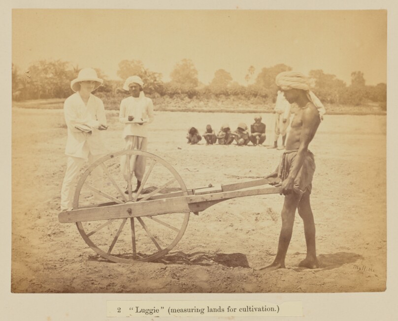 "Luggie" (measuring lands for cultivation)