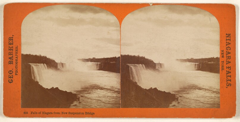 Falls of Niagara from New Suspension Bridge