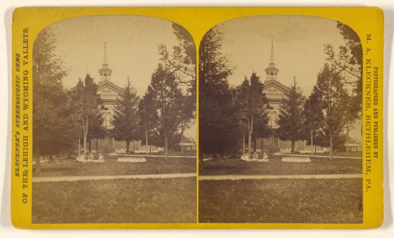 Moravian Church - from the Square. [Bethlehem, Pa.]