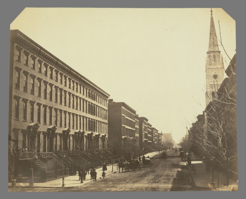 Fifth Avenue Looking South from Thirteenth Street