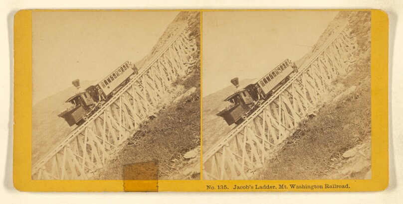 Jacob's Ladder, Mt. Washington Railroad.