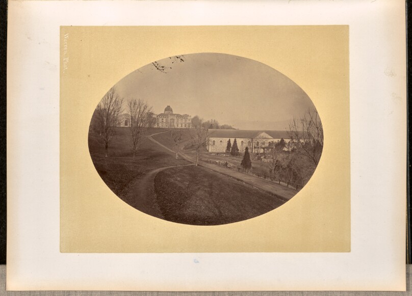 [Old Riding Hall and Old Library, West Point]