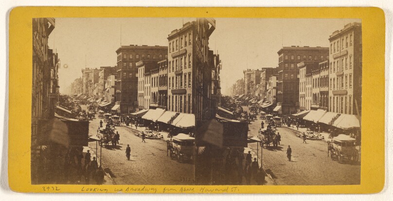 [N.Y. City]/[Looking up Broadway from above Howard St.]