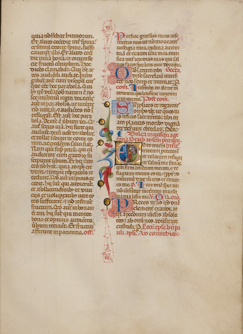 Initial E: Saint Peter