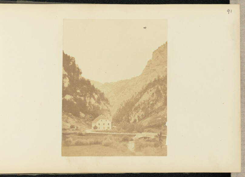 [House in mountain valley]