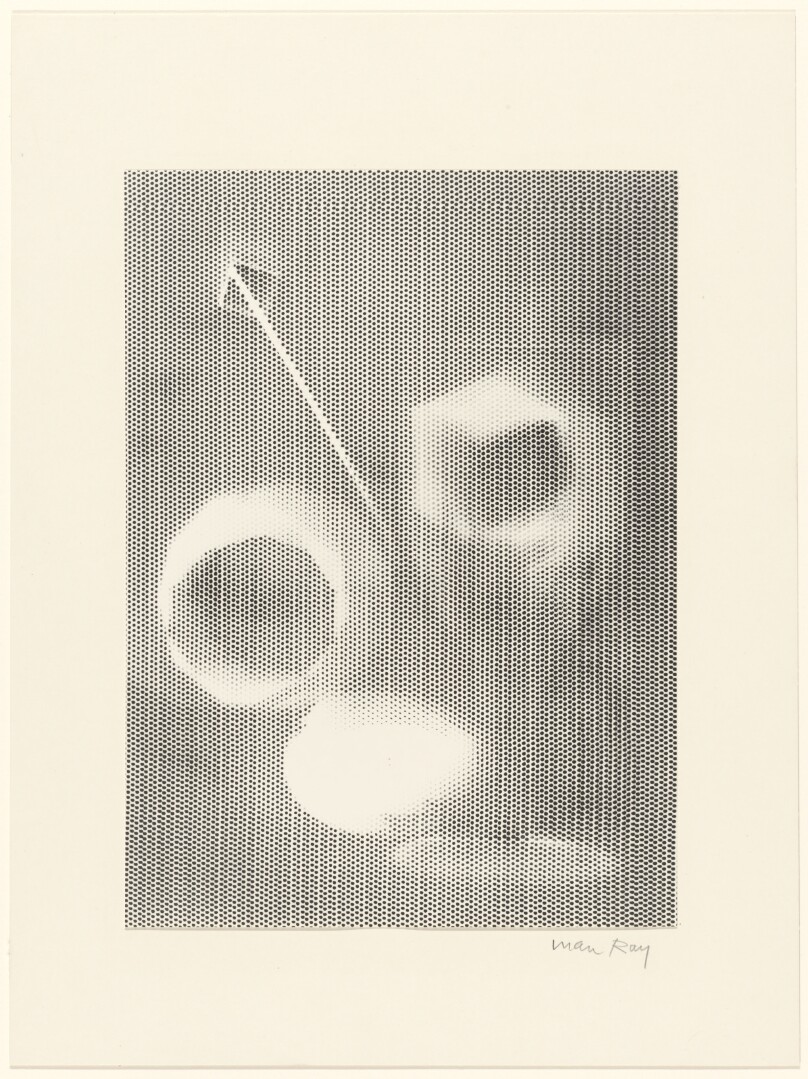 [Dot matrix with objects]