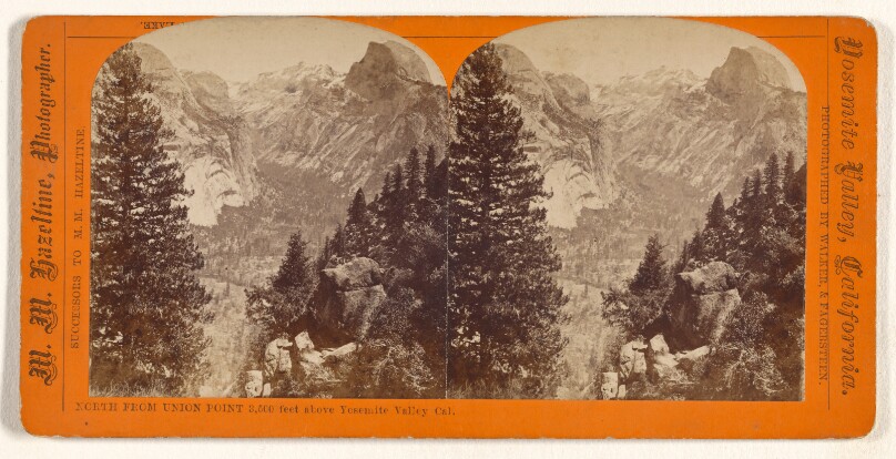 North from Union Point 3,500 feet above Yosemite Valley Cal.