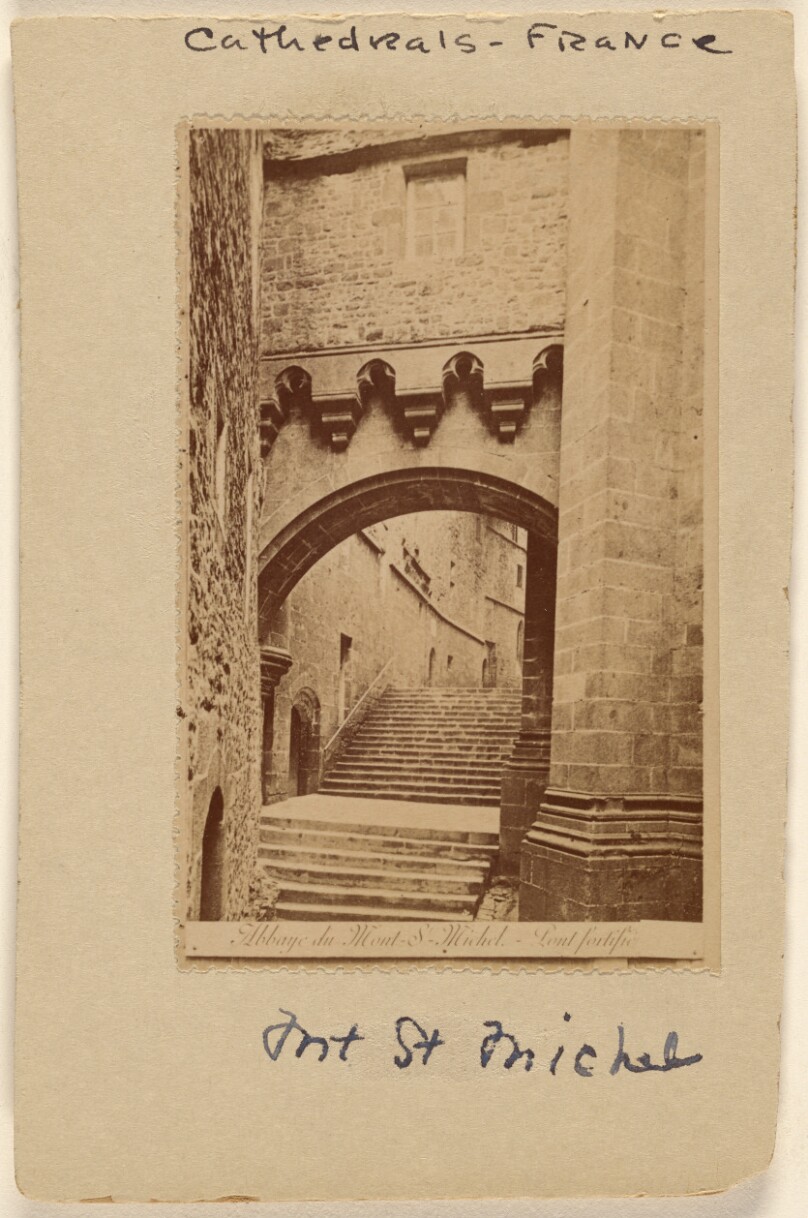 Abbaye du Mont St. Michel - Pont fortifie.