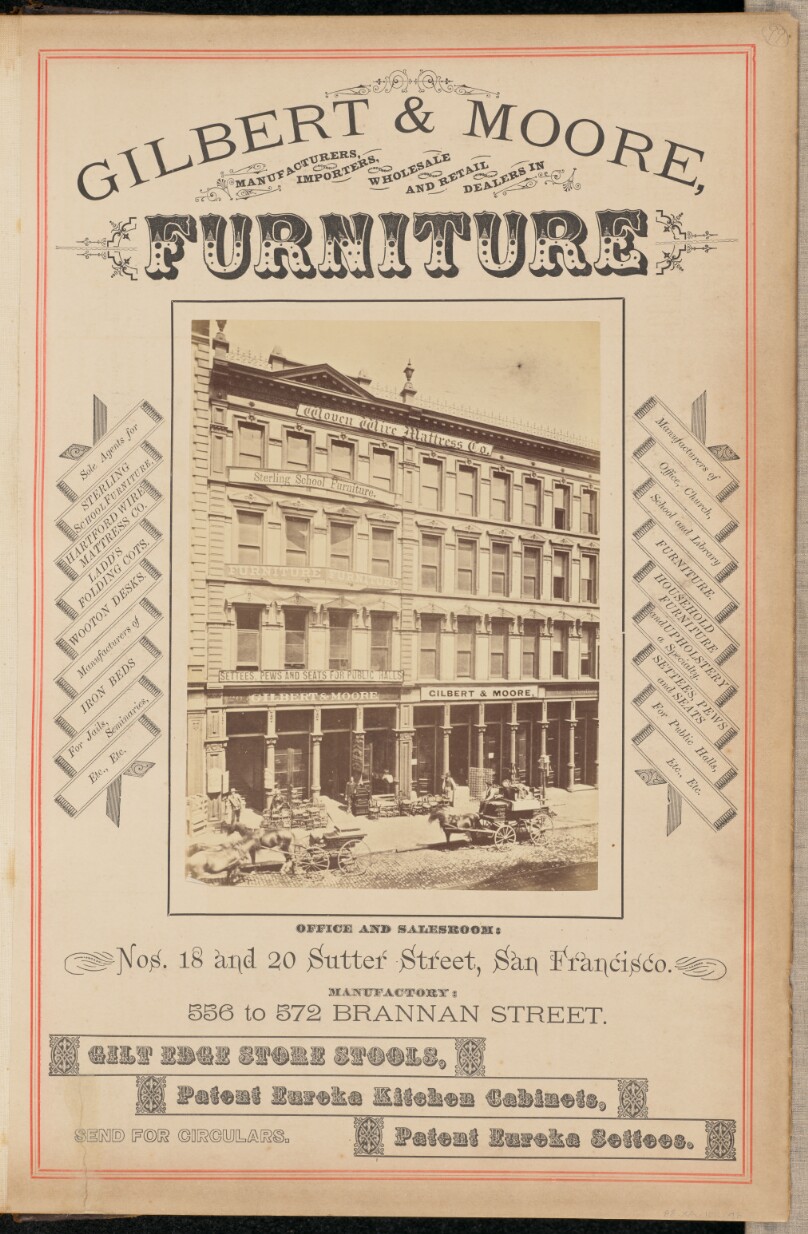 [Gilbert and Moore Furniture, San Francisco]