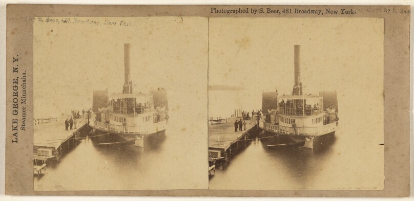 Steamer Minnehaha. Lake George, N.Y.