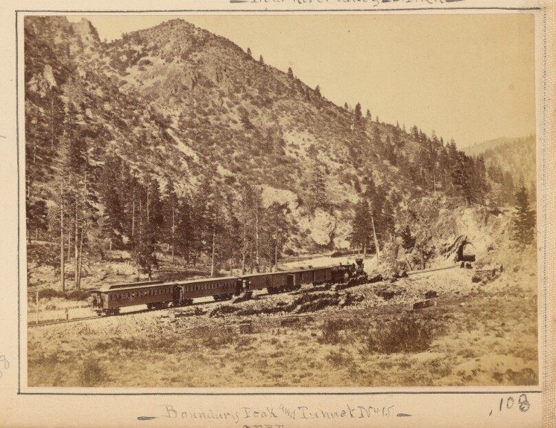 Boundary Peak and Tunnel No. 15, C.P.R.R.