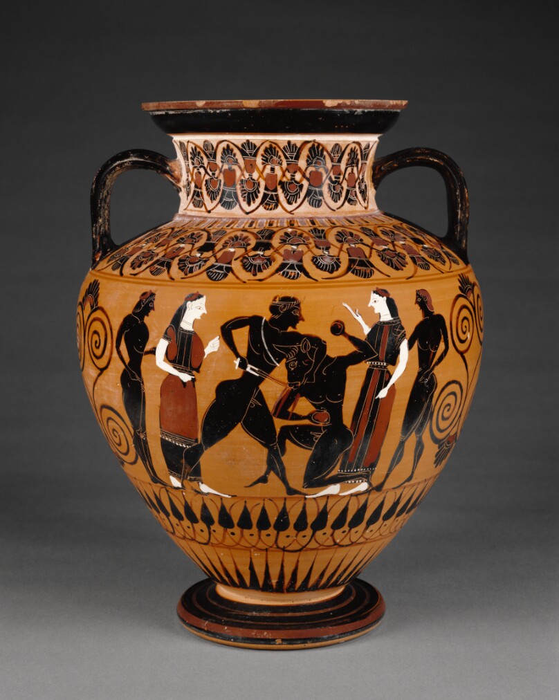 Attic Black-Figure Neck Amphora
