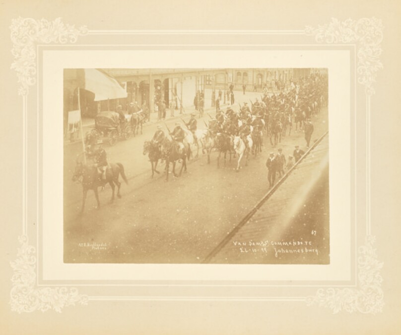 Van Dam's Commando te Johannesburg