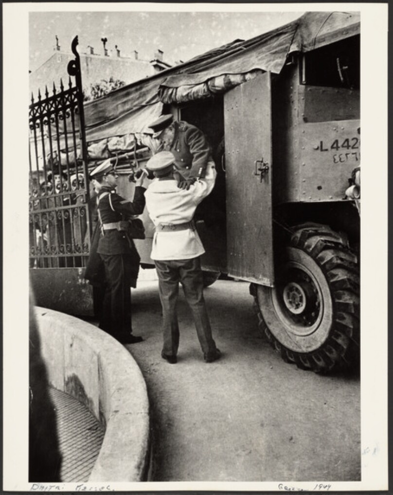 On Christmas Day, Churchill Arrives Via Armored Truck to Try to Negotiate a Ceasefire, Greece
