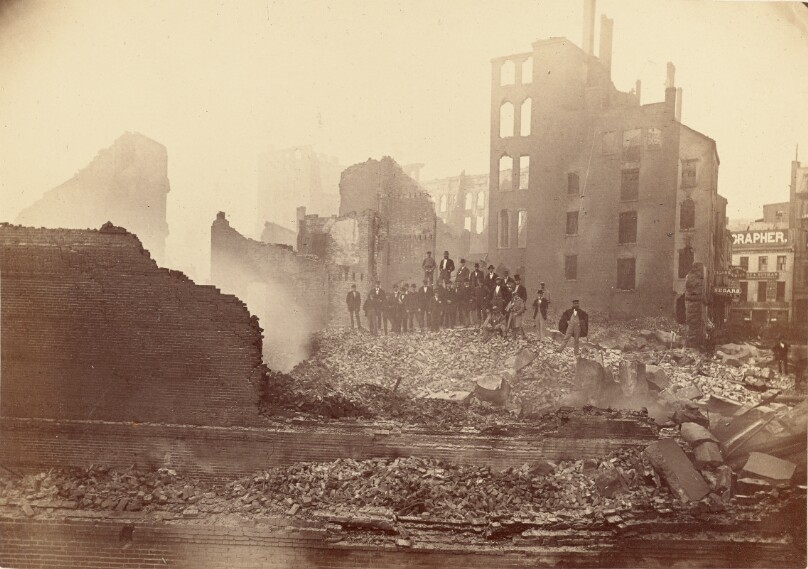 South Side of Milk Street - Looking Toward Washington