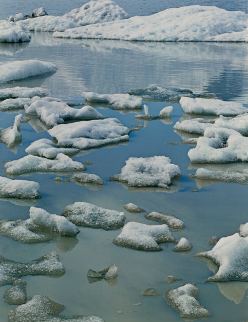 Ice in Glacial Lake, Fjallsarlon, South Coast, Iceland