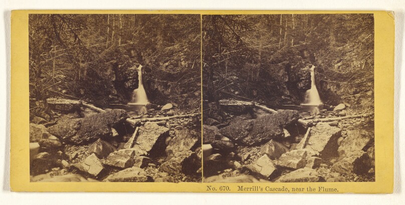 Merrill's Cascade, near the Flume.