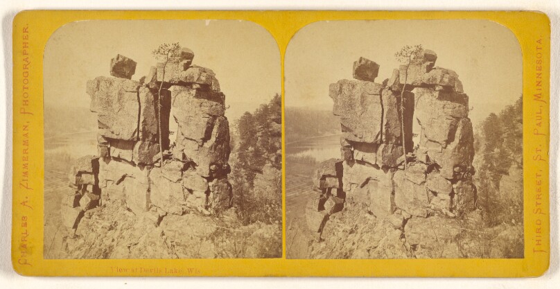 View at Devils Lake, Wis.