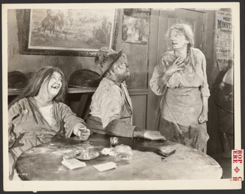 Untitled Movie Production Still from Von Stroheim's "Greed" (1925)