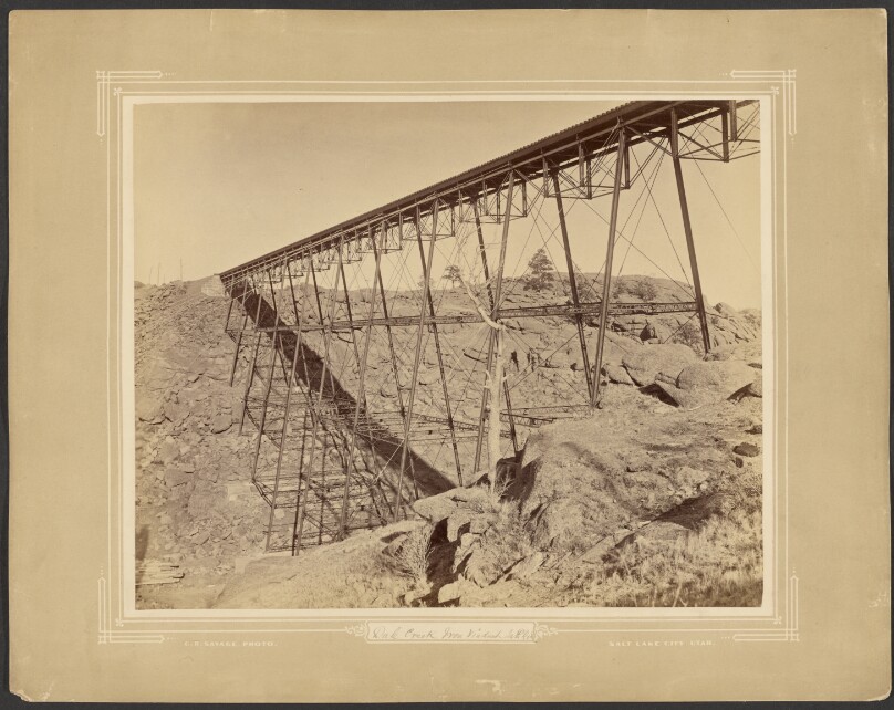 Dale Creek Iron Viaduct, Union Pacific Railroad