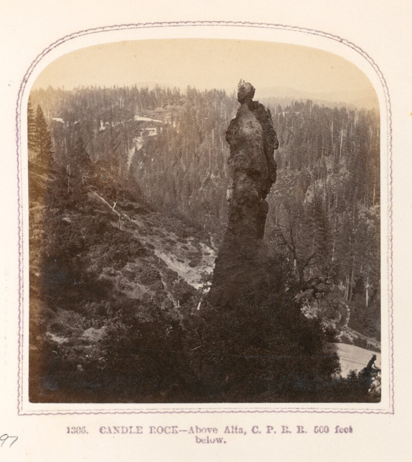 Candle Rock - Above Alta