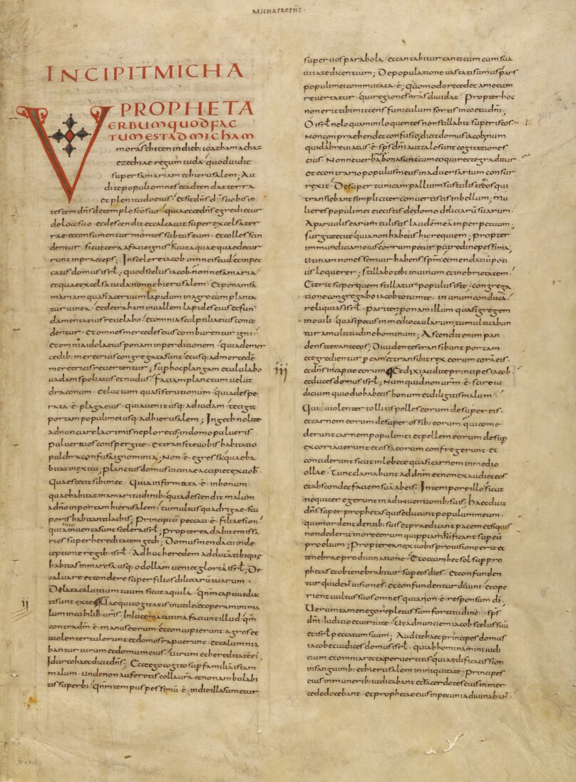 Decorated Initial V