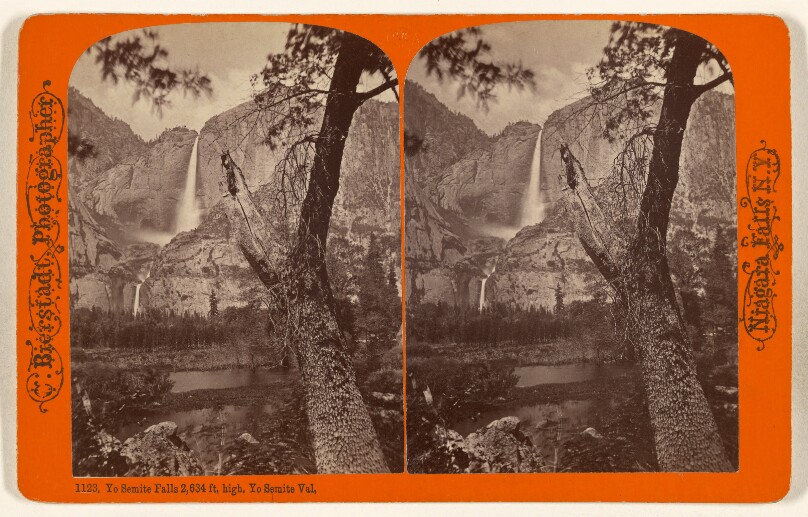 Yo Semite Falls, 2,634 ft. high, Yo Semite Val.