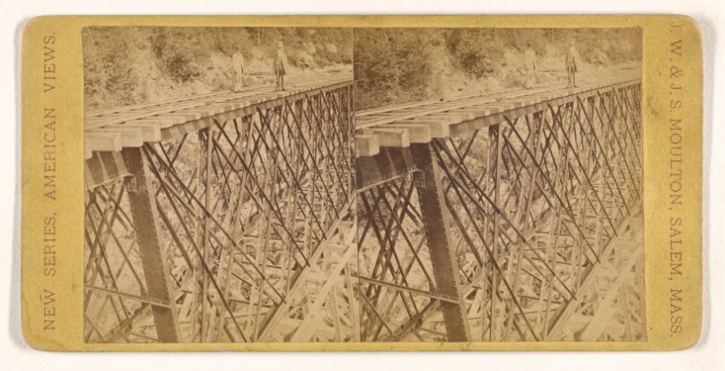 [Frankenstein Trestle Work, White Mountain, New Hampshire]