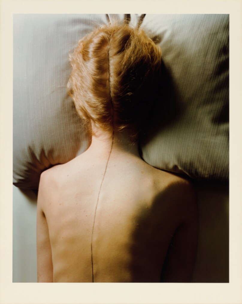 Woman with Black Line