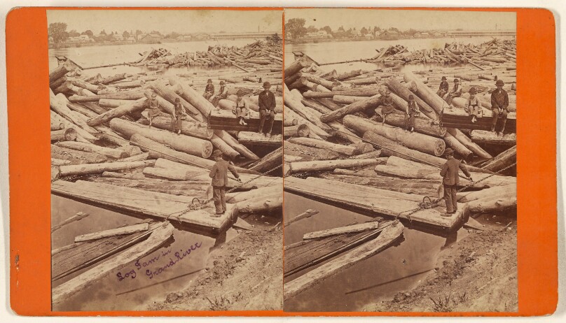 Log Jam in Grand River