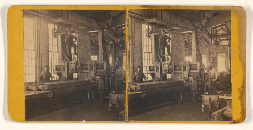 Putnam Machine Company's Shop, Fitchburg, Mass. Interior View.