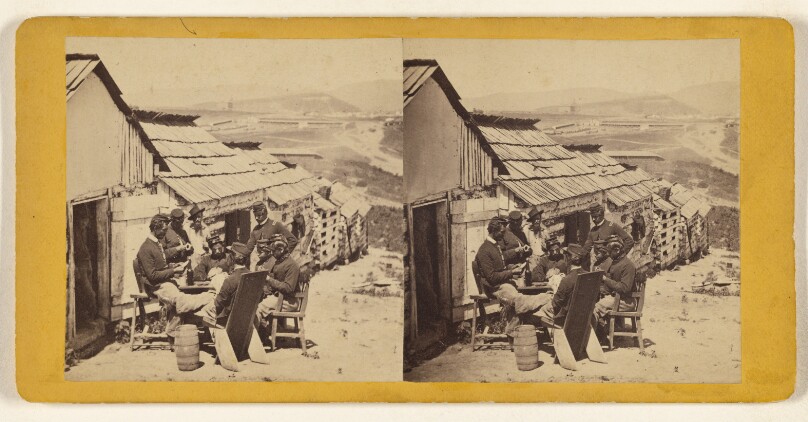 [Soldiers Quarters in Chattanooga, Camerons hill in distance and Raccoon Mts.]