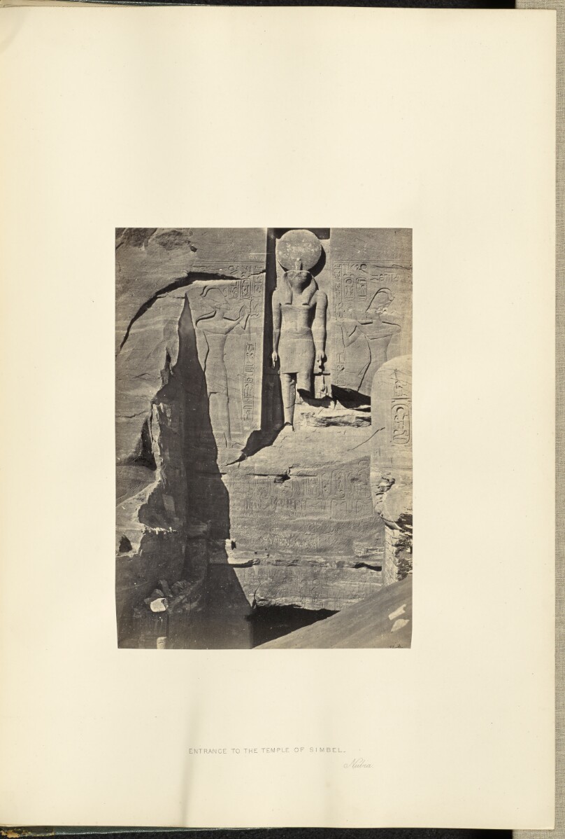 Entrance to the Temple of Simbel, Nubia