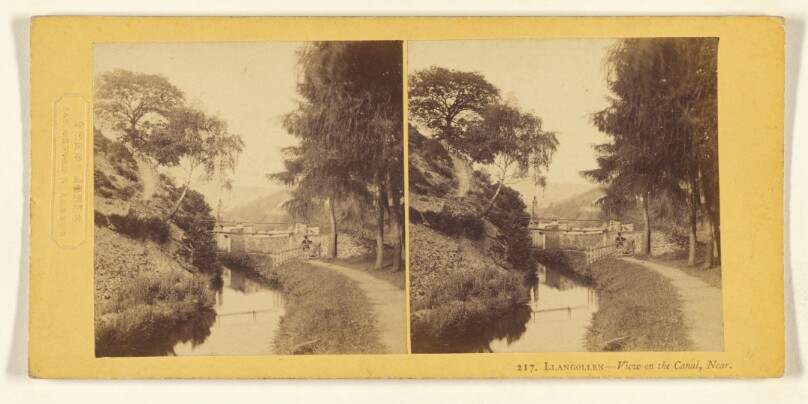 Llangollen - View on the Canal, Near.