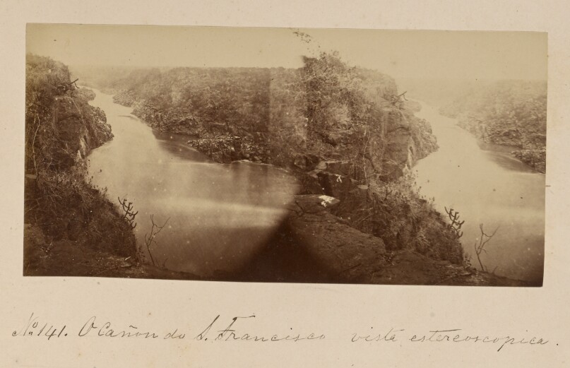 A cañon do São Francisco vista estereoscopica