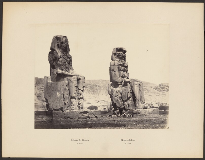 Colosses de Memnon, a Thebes