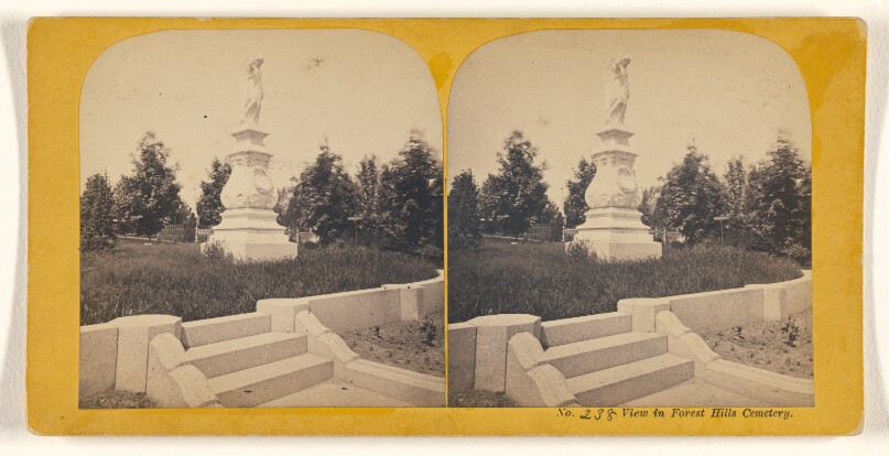View in Forest Hills Cemetery. [Boston, Mass.]