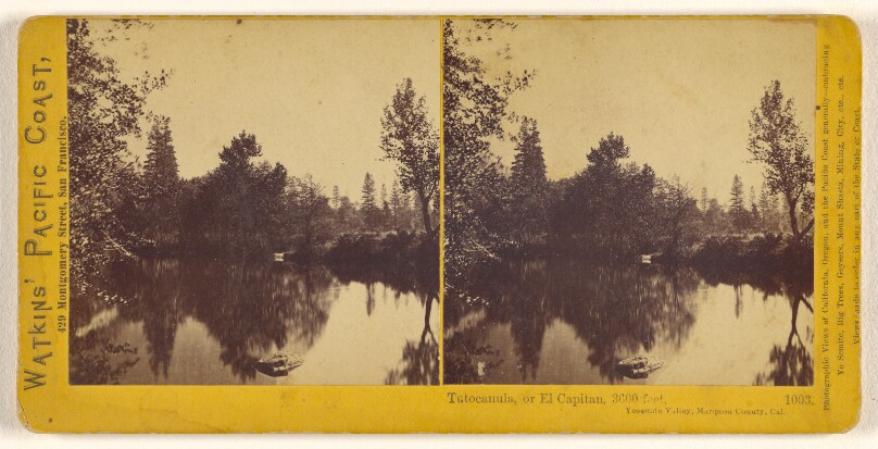 Tutocanula, or El Capitan, 3600 feet, Yosemite Valley, Mariposa County, Cal.
