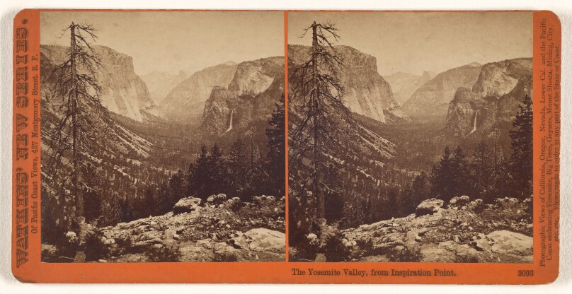 The Yosemite Valley, from Inspiration Point.