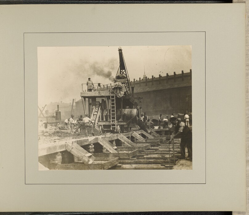 Manchester - Pomona Docks: Concrete Mixing