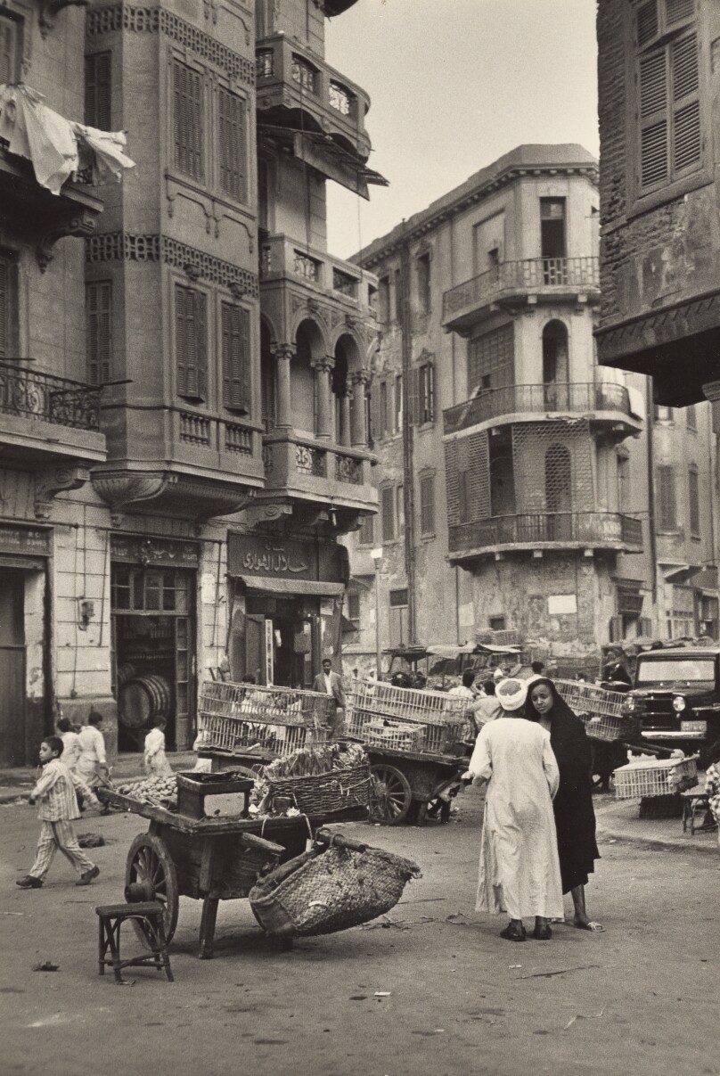 A Street Corner in a Poor Section of Cairo, Egypt