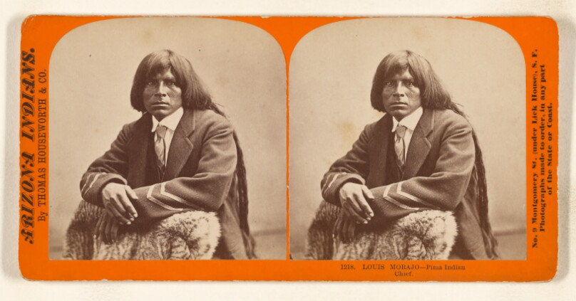 Louis Morajo - Pima Indian Chief.
