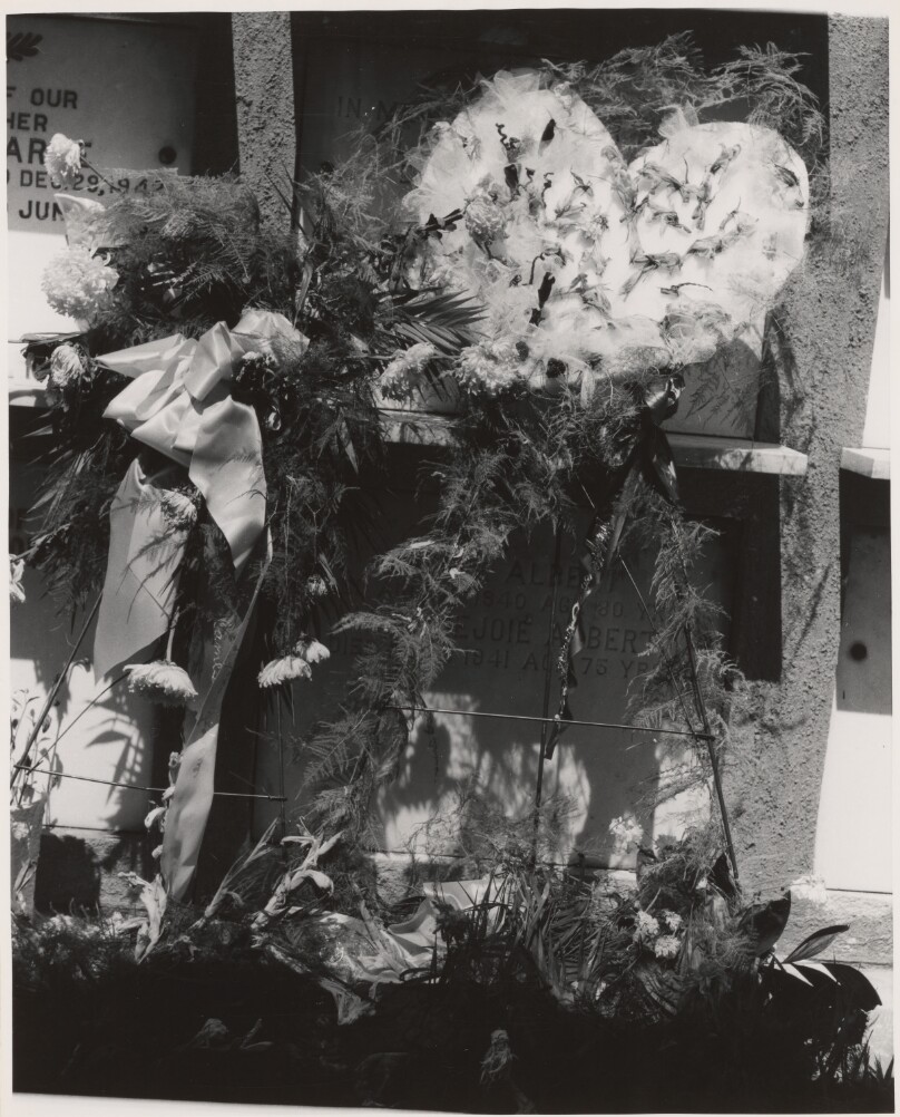 Flowers on Grave, New Orleans