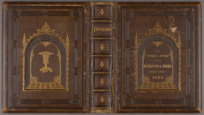 [American Civil War compilation album: mostly group portraits of generals and their staffs plus some camp scenes]