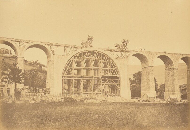 Grande Arche du Viaduc de Tarare, Pour le Passage de la Route de Paris à Antibes