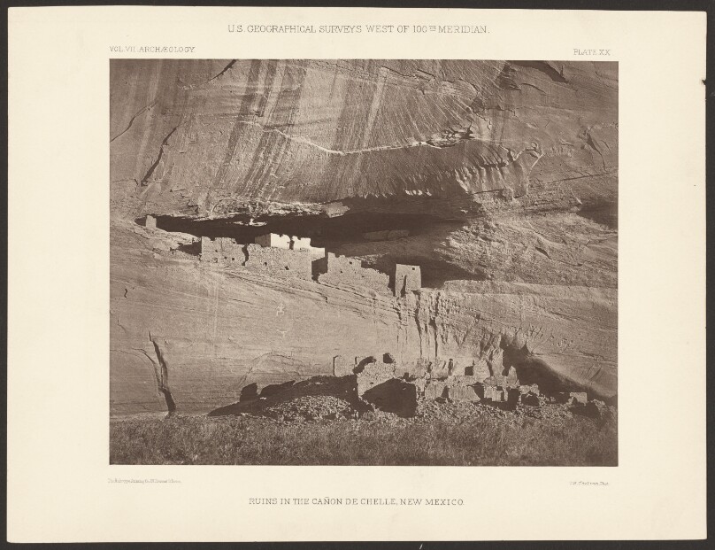 Ruins in the Cañon de Chelle, New Mexico